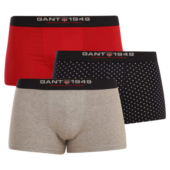 3PACK Boxers para hombre Gant multicolor (902133073-433)