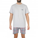 Pijama de hombre Gino gris (79110)