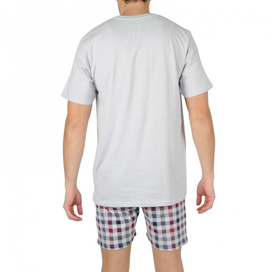 Pijama de hombre Gino gris (79110)