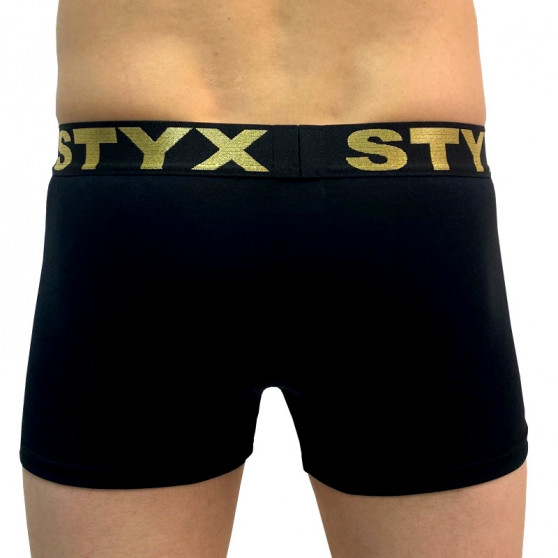 Boxers para hombre Styx / KTV sports caucho negro - caucho negro (GTCK960)