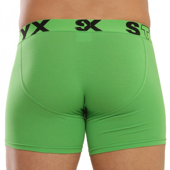 Boxers para hombre Styx long sport elastic verde (U1069)