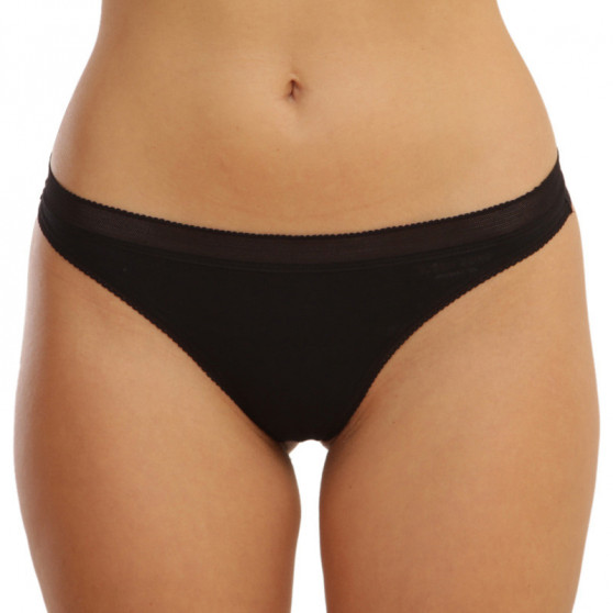 2PACK tanga de mujer Bjorn Borg negro (10000162-MP001)