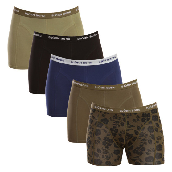 5PACK Boxers para hombre Bjorn Borg multicolor (10000115-MP004)