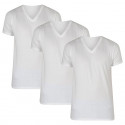 3PACK camiseta de hombre Calvin Klein blanca (NB4012A-100)