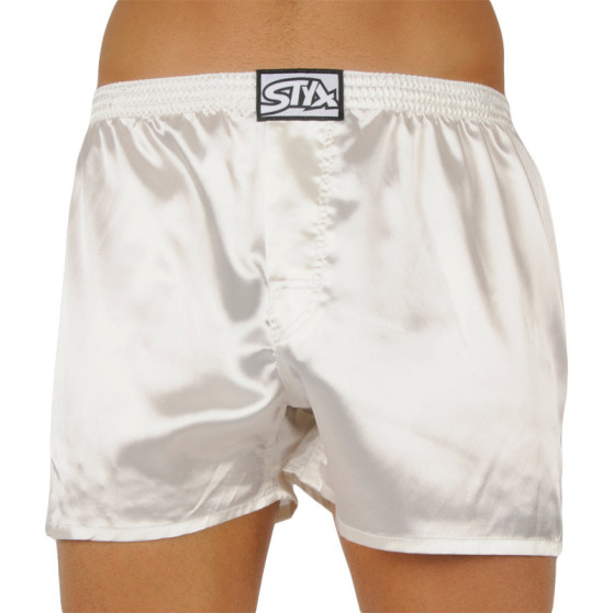 Calzones de hombre Styx classic satin elastico blanco (C1061)