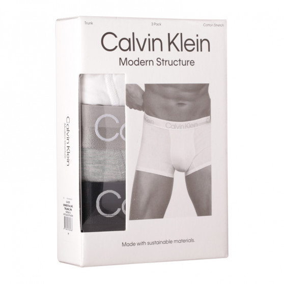 3PACK Boxers para hombre Calvin Klein multicolor (NB2970A-UW5)