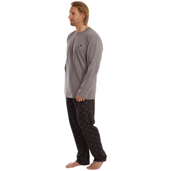 Pijama de hombre Gino gris (79107)