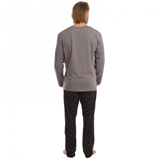 Pijama de hombre Gino gris (79107)