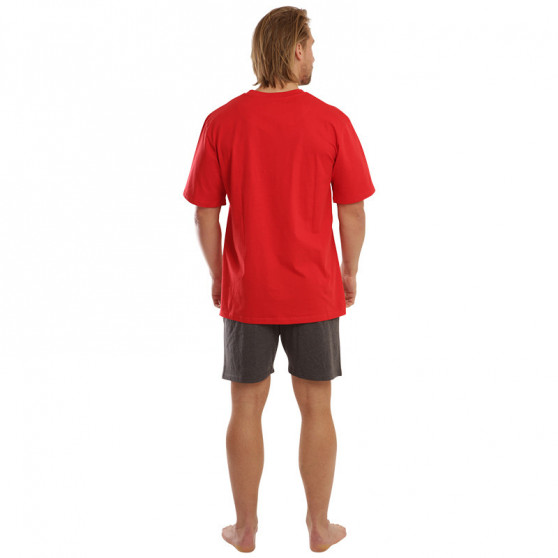 Pijama de hombre Gino rojo (79116)