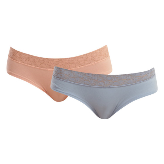 2PACK bragas de mujer Molvy multicolor (MD-834-KEU)