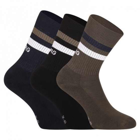 3PACK calcetines Bjorn Borg multicolor (9999-1608-72731)