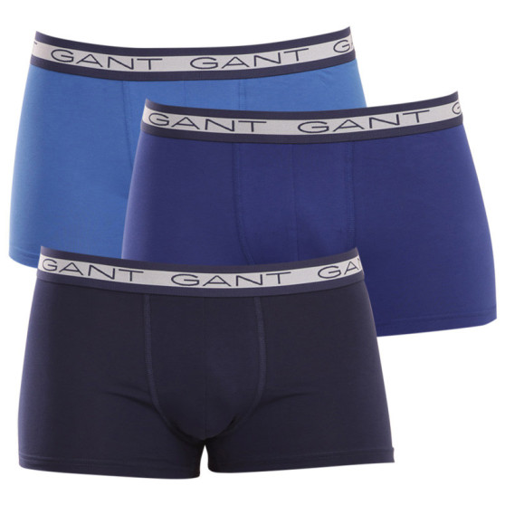 3PACK Boxers para hombre Gant azul (902033153-405)