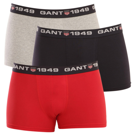 3PACK Boxers para hombre Gant multicolor (902133053-620)