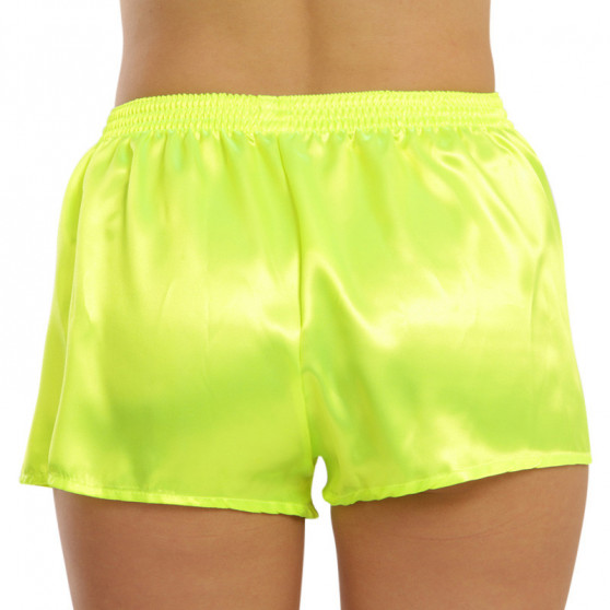 Calzones de mujerStyx classic satin elastico verde neon (L1161)