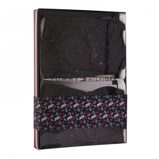 Pijama de mujer Tommy Hilfiger azul oscuro (UW0UW03244 0G3)