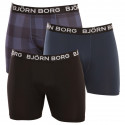 3PACK Boxers funcionales para hombre Bjorn Borg multicolor (10000819-MP001)