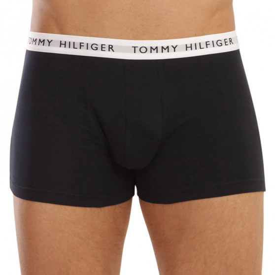 3PACK Boxers para hombre Tommy Hilfiger azul oscuro (UM0UM02324 0SE)