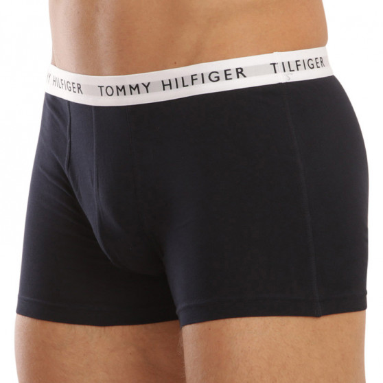 3PACK Boxers para hombre Tommy Hilfiger azul oscuro (UM0UM02324 0SE)