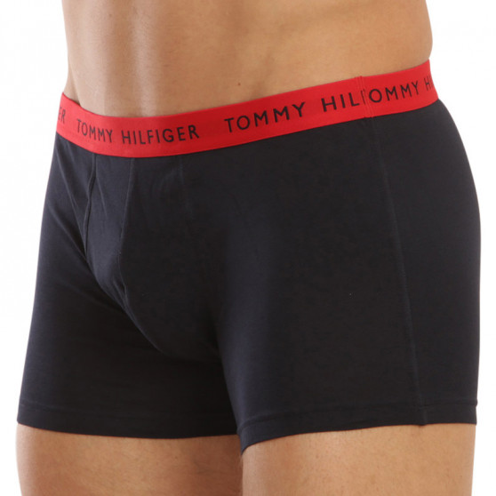 3PACK Boxers para hombre Tommy Hilfiger azul oscuro (UM0UM02324 0SE)