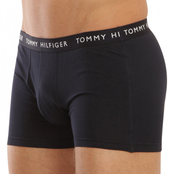 3PACK Boxers para hombre Tommy Hilfiger azul oscuro (UM0UM02324 0SE)