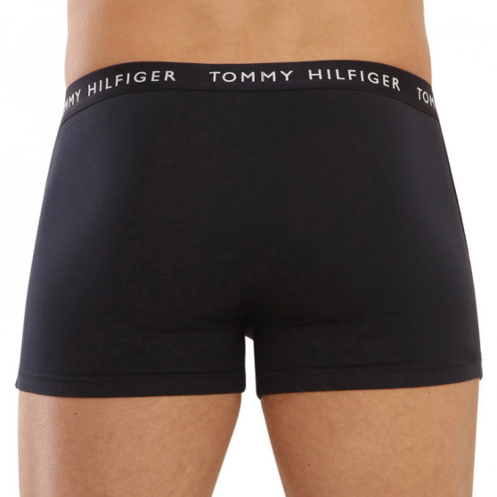 3PACK Boxers para hombre Tommy Hilfiger azul oscuro (UM0UM02324 0SE)