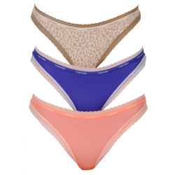 3PACK bragas de mujer Calvin Klein multicolor (QD3804E-W4V)