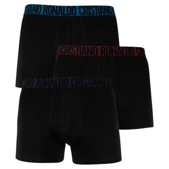 3PACK Boxers para hombre CR7 negro (8100-49-682)