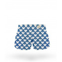 Short niño ELKA azul grandes corazones (B0018)