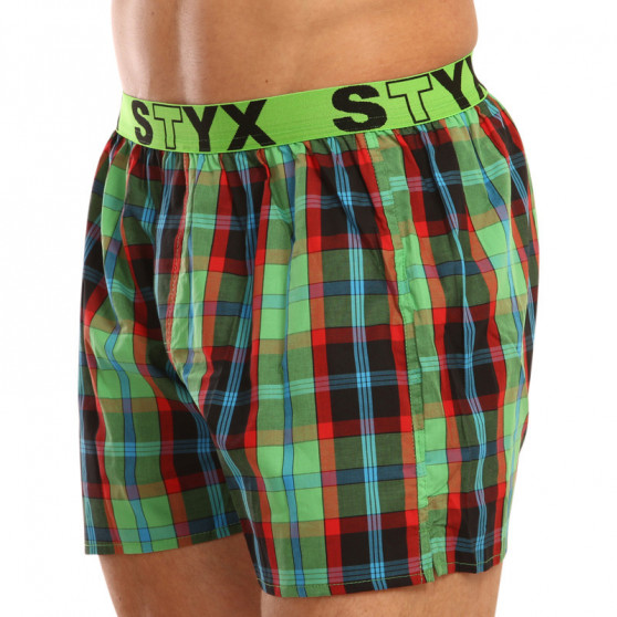 Calzones de hombre Styx elástico deportivo multicolor (B904)