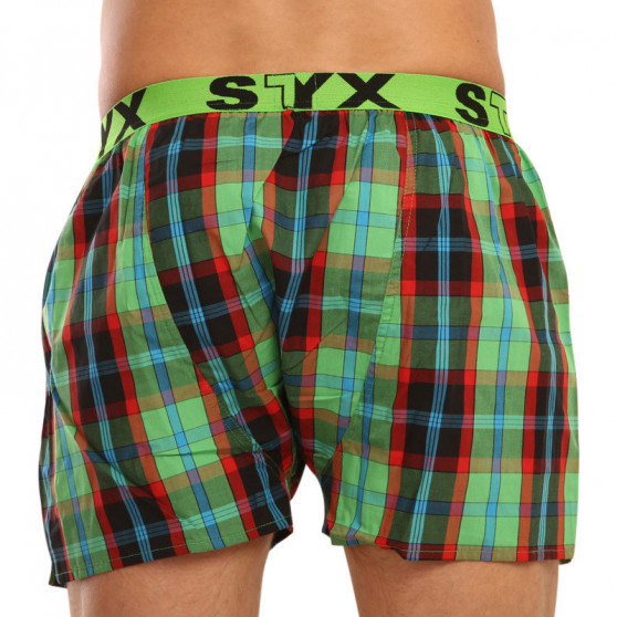 Calzones de hombre Styx elástico deportivo multicolor (B904)