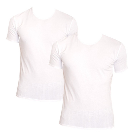 2PACK camiseta de hombre Calvin Klein blanca (NB1088A-100)