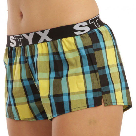 5PACK Calzones de mujer Styx deportivo elástico multicolor (T81325262831)