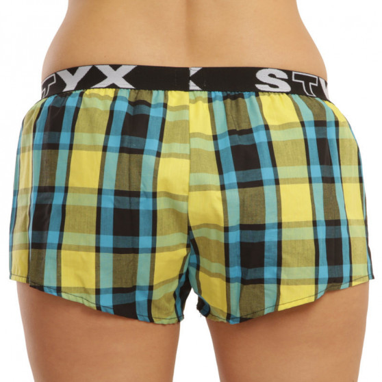 5PACK Calzones de mujer Styx deportivo elástico multicolor (T81325262831)