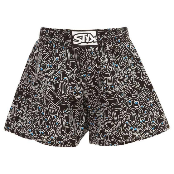 Pantalones cortos para niños Styx art goma clásica Doodle (J1256)