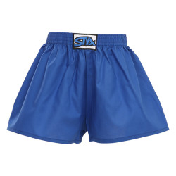 Pantalón corto de niño Styx goma clásica azul (J967)