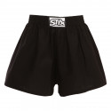 Pantalón corto de niño Styx goma clásica negro (J960)