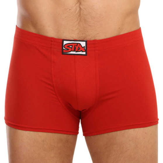 Boxers para hombre Styx classic elastic rojo (Q1064)