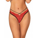 Tanga de mujer Obsessive rojo (Mettia thong)