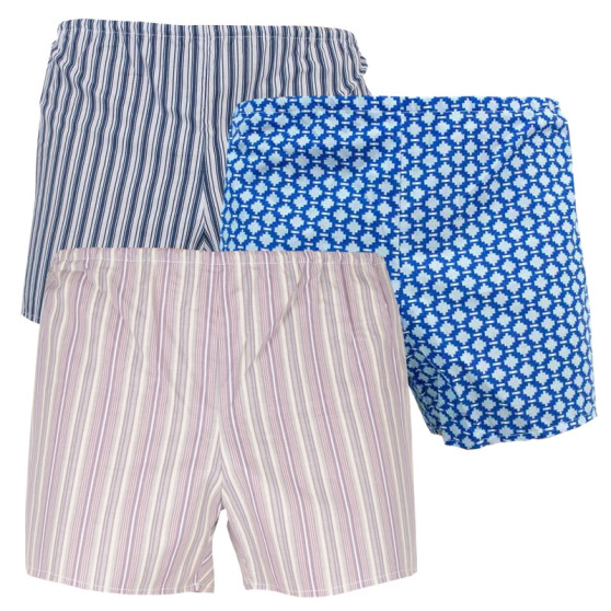 3PACK short clásico de hombre Foltýn multicolor (K283948)