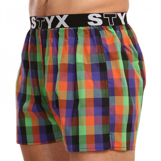 Calzones de hombre Styx elástico deportivo multicolor (B912)