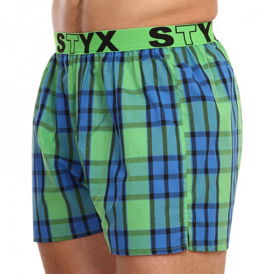 Calzones de hombre Styx elástico deportivo multicolor (B918)