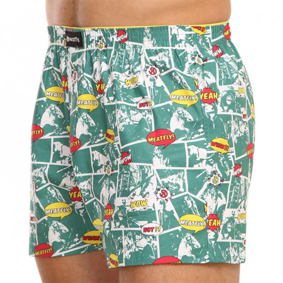 2PACK short hombre Meatfly multicolor (Agostino - green comics)