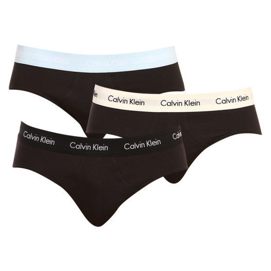 3PACK calzoncillos para hombre Calvin Klein negro (U2661G-1UV)