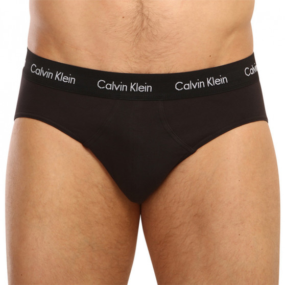 3PACK calzoncillos para hombre Calvin Klein negro (U2661G-1UV)