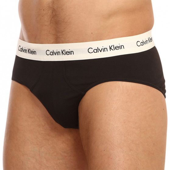 3PACK calzoncillos para hombre Calvin Klein negro (U2661G-1UV)