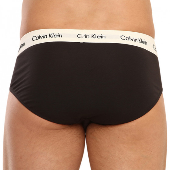 3PACK calzoncillos para hombre Calvin Klein negro (U2661G-1UV)