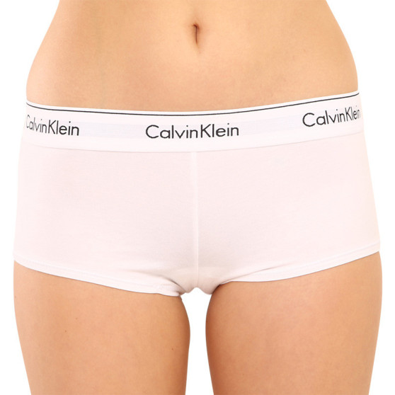 Braga de mujer Calvin Klein boyshort blanco (F3788E-100)