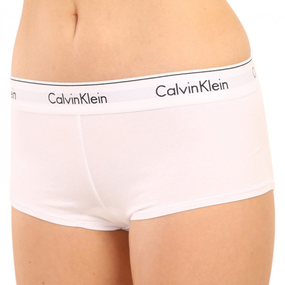 Braga de mujer Calvin Klein boyshort blanco (F3788E-100)