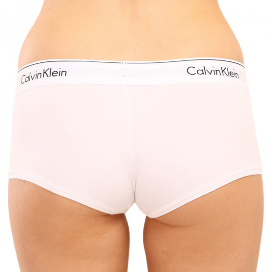 Braga de mujer Calvin Klein boyshort blanco (F3788E-100)