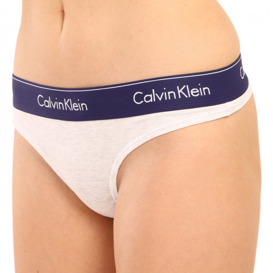 Tanga de mujer Calvin Klein gris (F3786E-PHH)